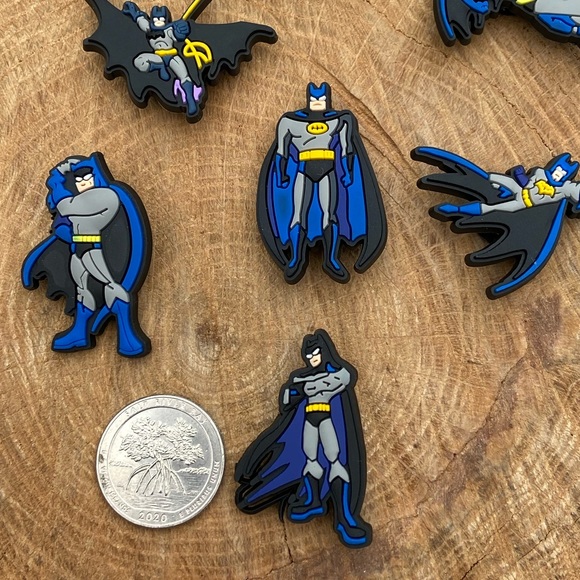 Batman set of Jibbitz for crocs - Picture 4 of 6